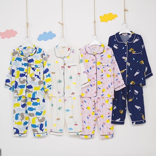 Setelan Piyama Anak / Baju Anak Perempuan Laki Laki Usia 1-7th A20