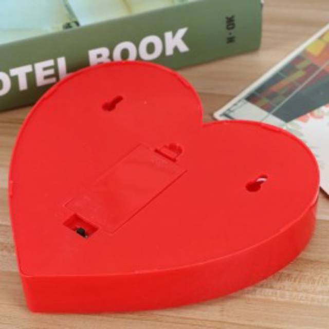 Hapeisy Lampu Dekorasi Marquee LED 3D Romantic Model Heart - M10 - Red