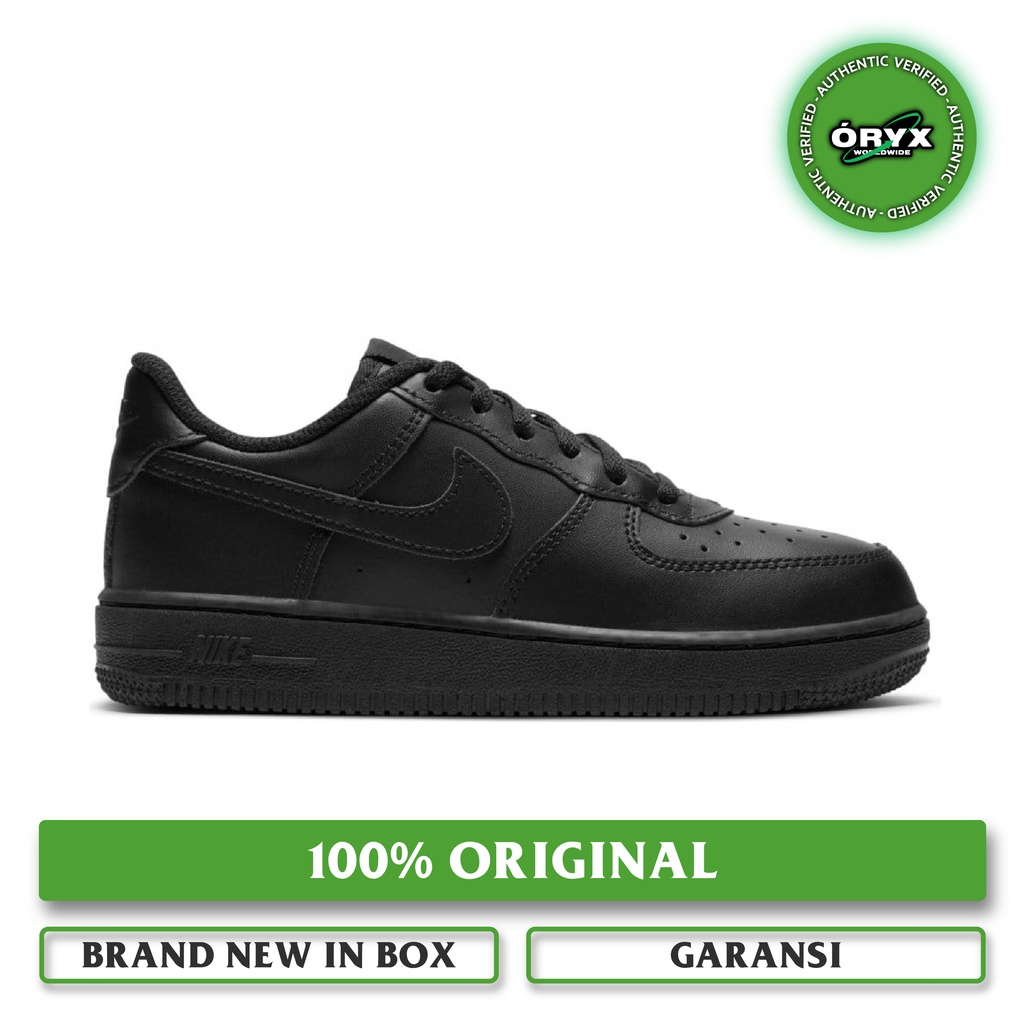 Nike Air Force 1 LE Preschool (PS) / Triple Black / Full Black (DH2925-001) 100% ORIGINAL