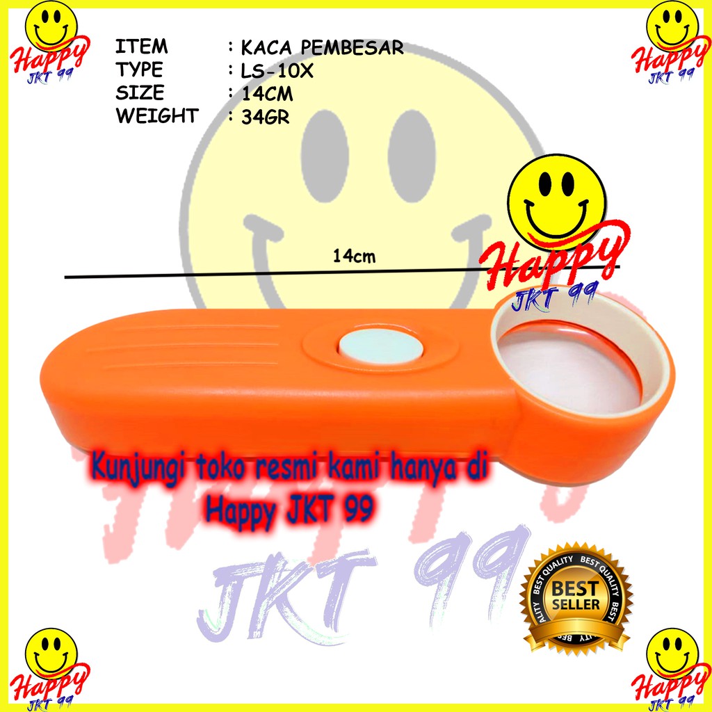 [ HAPPY JKT 99 ] KACA PEMBESAR LOOP LS-10X ORIGINAL HAND HOLD MAGNIFIER LS 10X LS10X