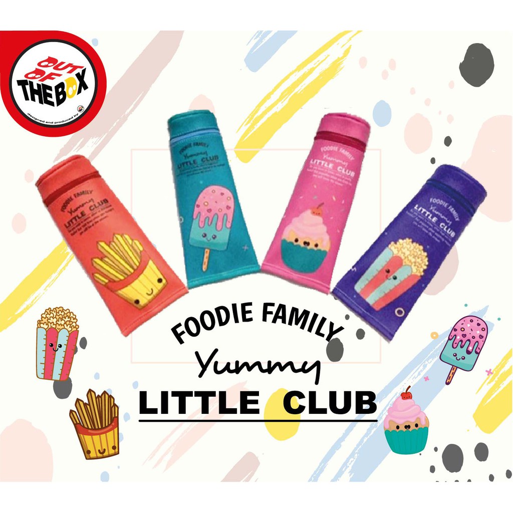 

OTB Pencil Case Tube Foodie Family/ TEMPAT PENSIL