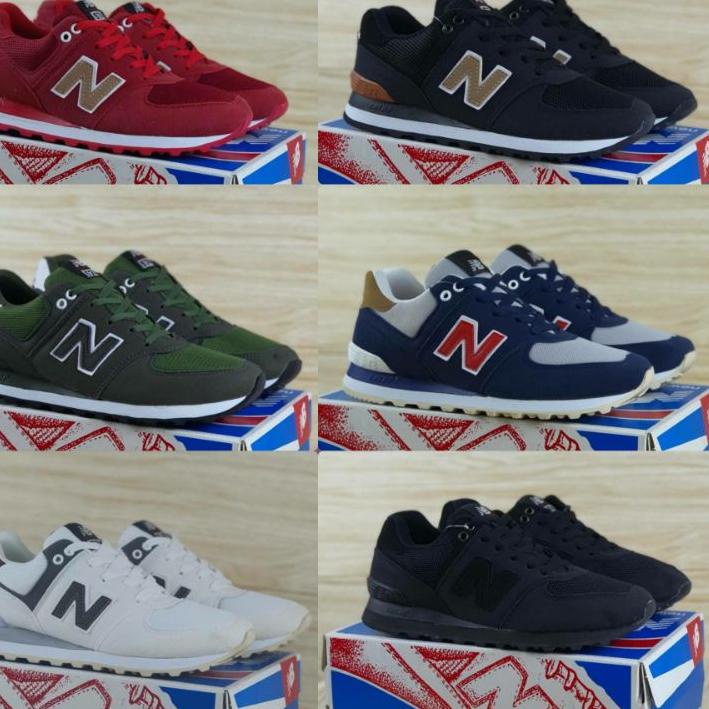 Diskon KODE-713 COD  Sepatu New Balance Nb 574 Kualitas Import Made in Vietnam