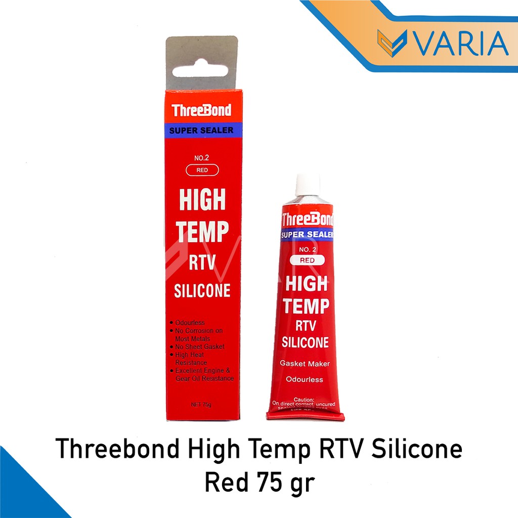 Lem Gasket Super Sealer High Temp RTV Silicone Threebond 75 g No 2 Red