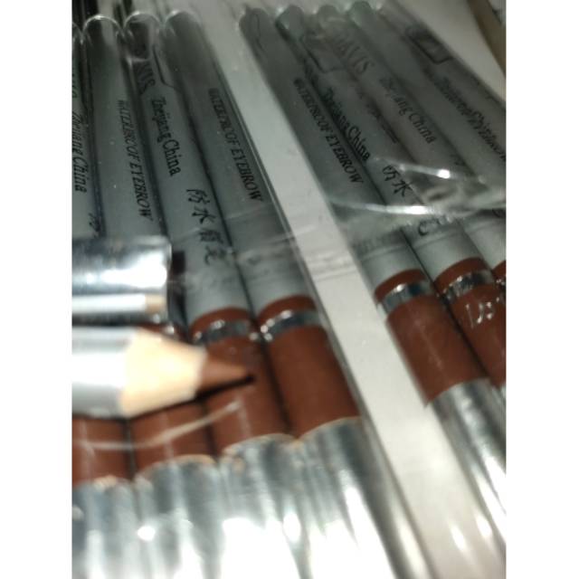 

Eyebrow pensil Davis silver coklat dan hitam (12pc)