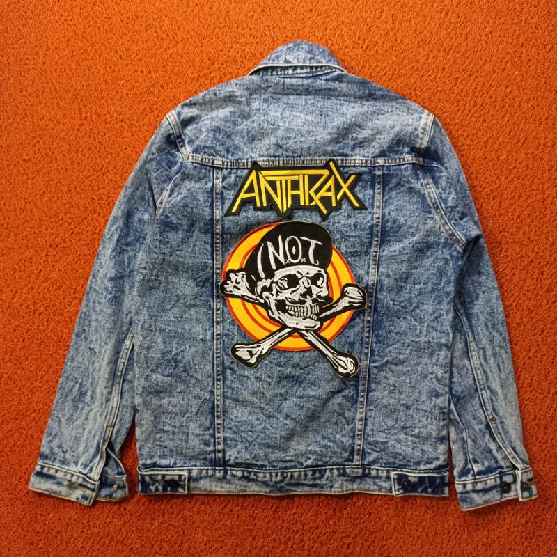 BACKPATCH BORDIR ANTHRAX SATU SET BEST QUALITY LIMITED EDITION