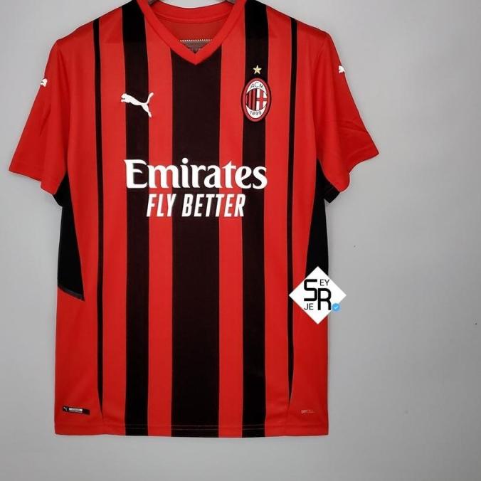 BAGUS 4.4 BRAND FANS JERSEY AC MILAN HOME AWAY 3RD THIRD 4TH BAJU BOLA SGFD5436VE