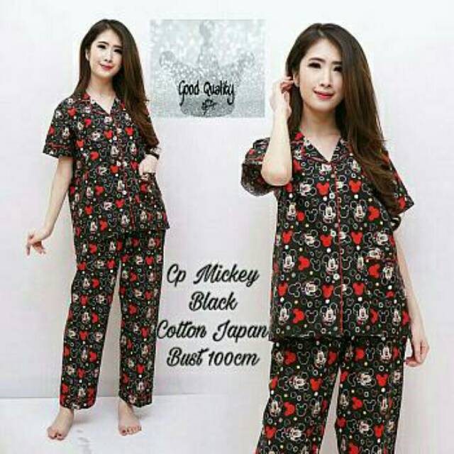 CP PAJAMAS MICKEY BLACK (cj)