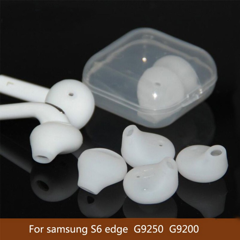 Bt Tips Telinga Silikon Untuk S6 S7 edge G9250 G9200 Headset Cover Earbuds Memperbaiki Bagian Aksesoris