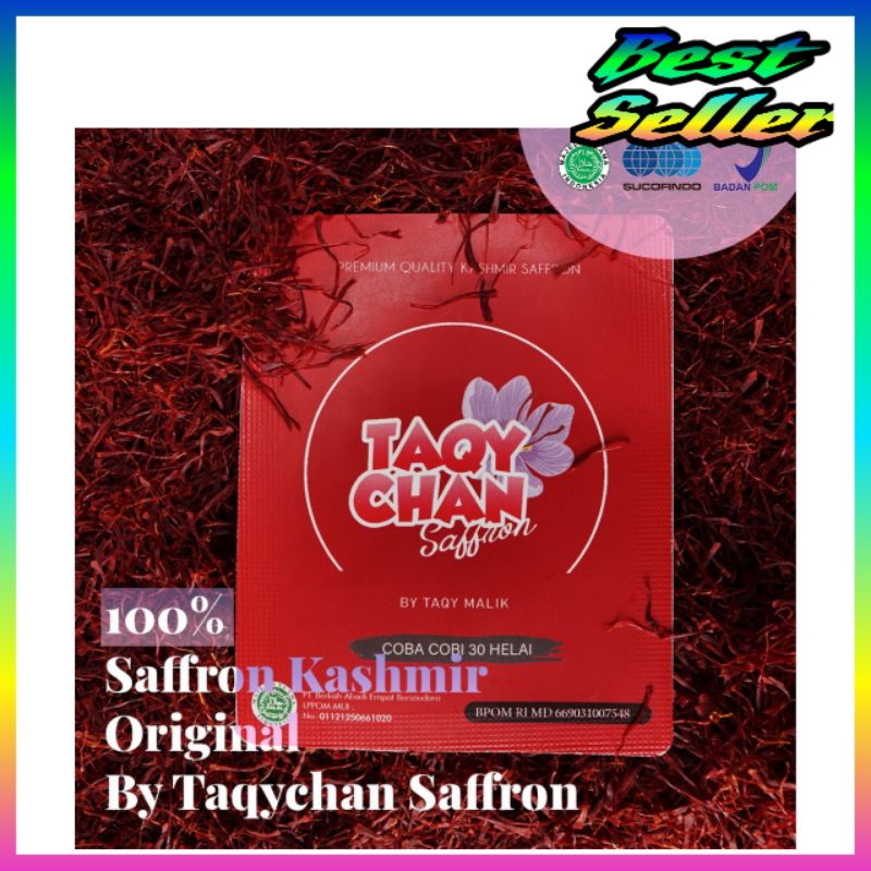 

Saffron Kashmir Original Coba Cobi 30 Helai By Taqychan Saffron