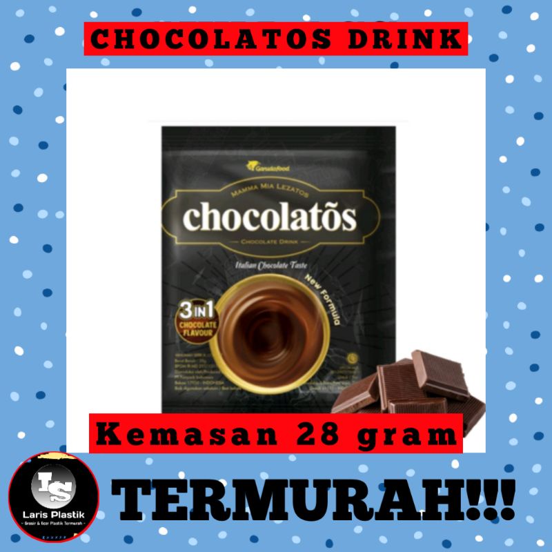 

LS CHOCOLATOS CHOCOLATE DRINK KEMASAN 28 GRAM MINUMAN BUBUK COKELAT TERMURAH