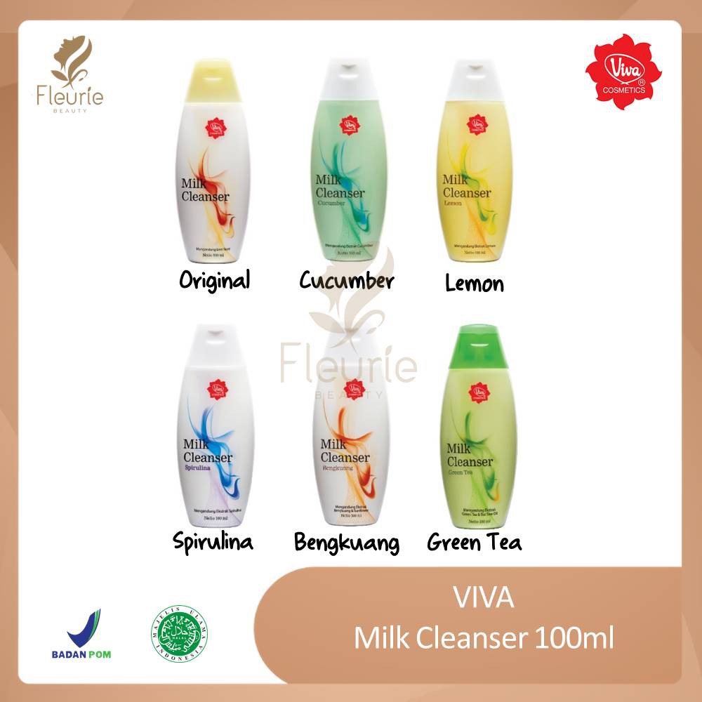 VIVA Milk Cleanser 100ml (Susu Pembersih Viva) Original BPOM