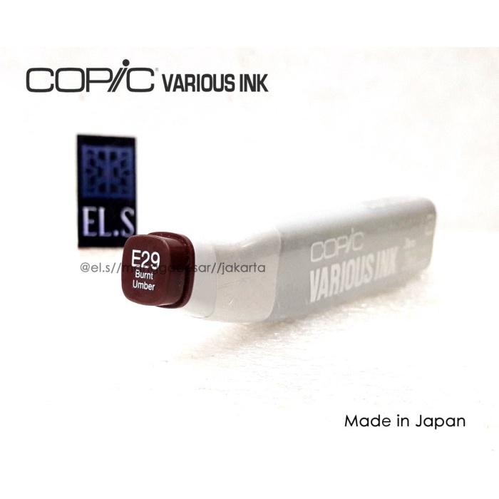 

Limited Copic Various Ink / Copic Refill E29 Burnt Umber ( Cvi ) Bagus
