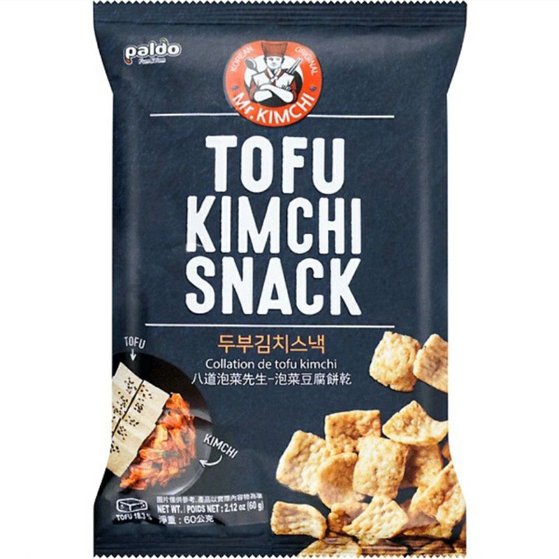 

Paldo - Tofu Kimchi Snack - Snack Korea rasa Kimchi 60gr