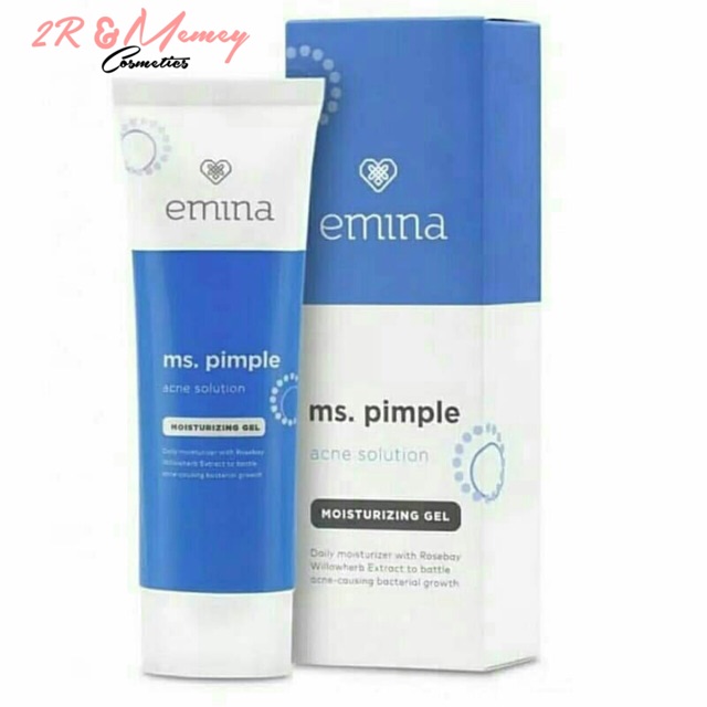 ❤️ MEMEY ❤️ EMINA MS PIMPLE Acne Solution Moisturizing Gel | Calming Gel Overnight 20ml