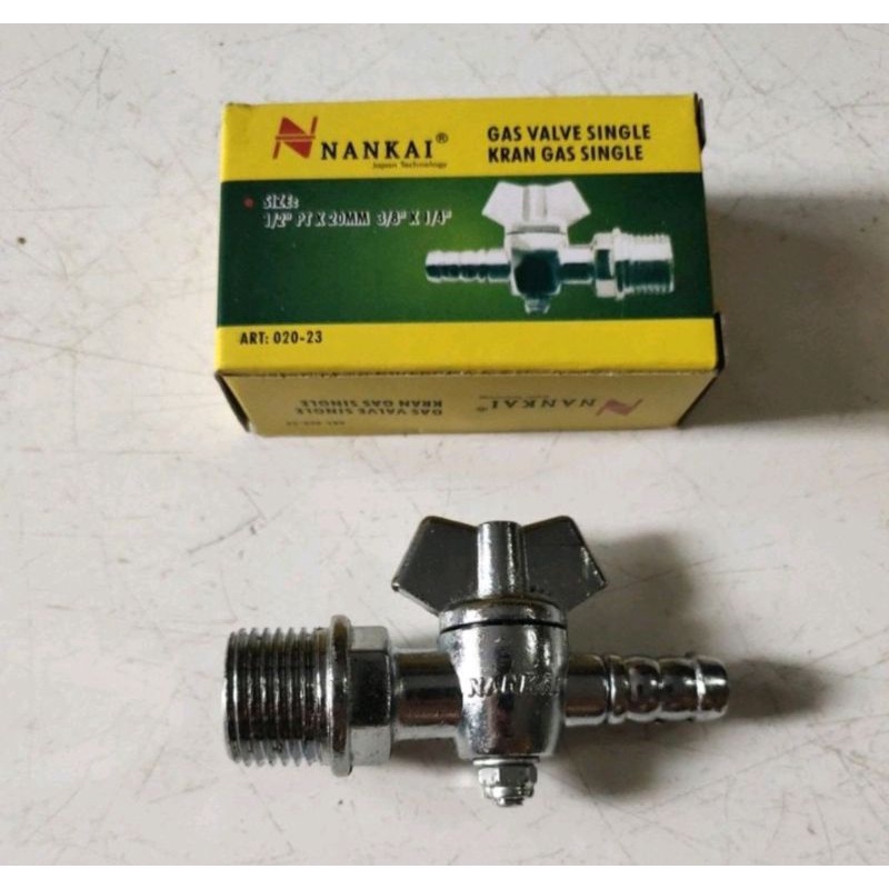 Premium (Mount) kran gas 1/2" nankai