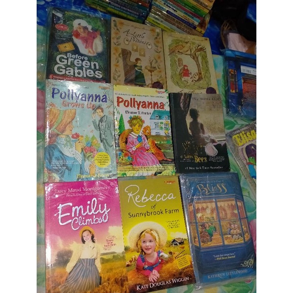 NOVEL CAMPURAN BEFORE GREEN GABLES,A LITTLE PRINCES,SECRET GARDEN,POLLYANNA,OPLLYANNA GROWS UP,THE S