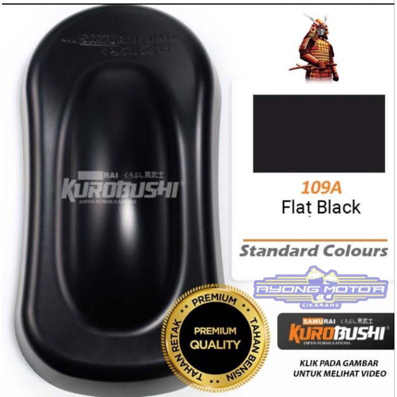 Samurai Paint 109A Flat Black