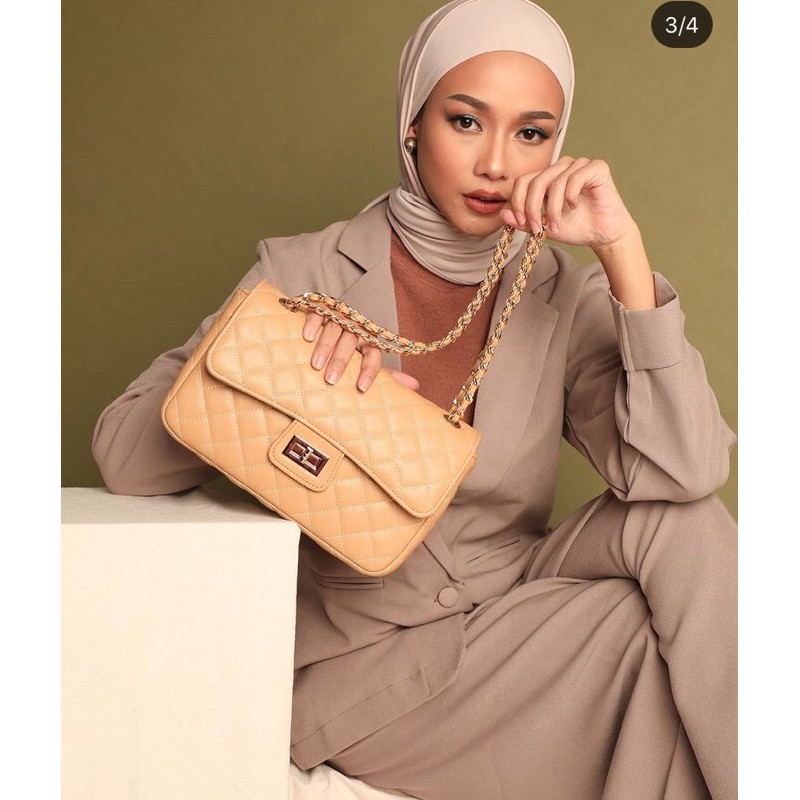 BOSTON BAG BEIGE by LOCAL.Id