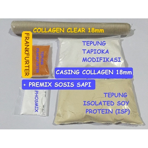 

Spesial Promo - Casing Sosis Clear Dan Tepung Bumbu Frankfurter Daging Sapi