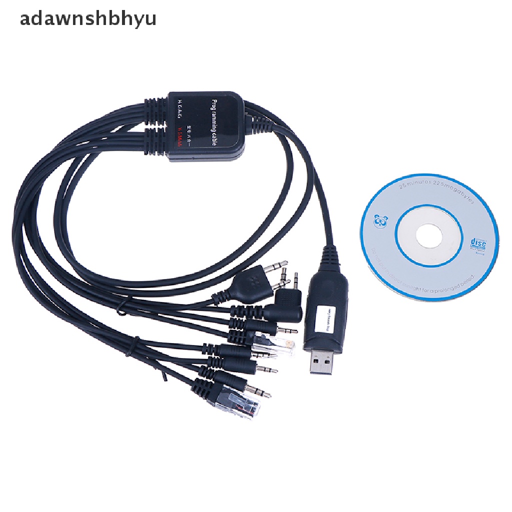 Kabel Program usb Komputer adawnshbhyu 8in1 Untuk radio Mobil walkie talkie Praktis