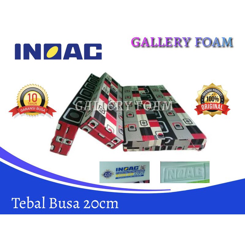 kasur lipat inoac d23 uk 200x180x20&200x80x20