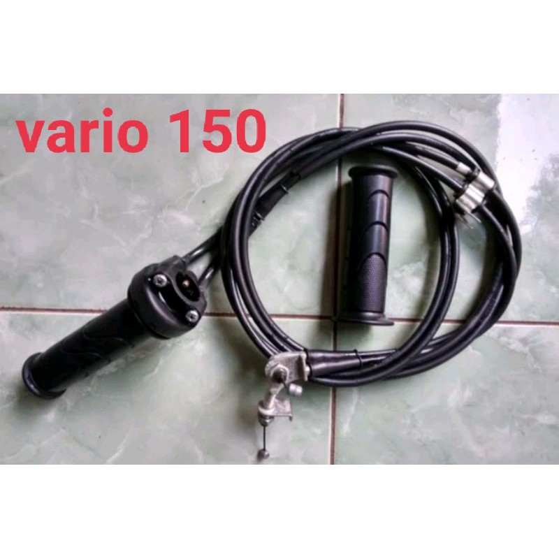 saklar gas grip gas berikut tali gas tuk vario 150 125 led seken ori
