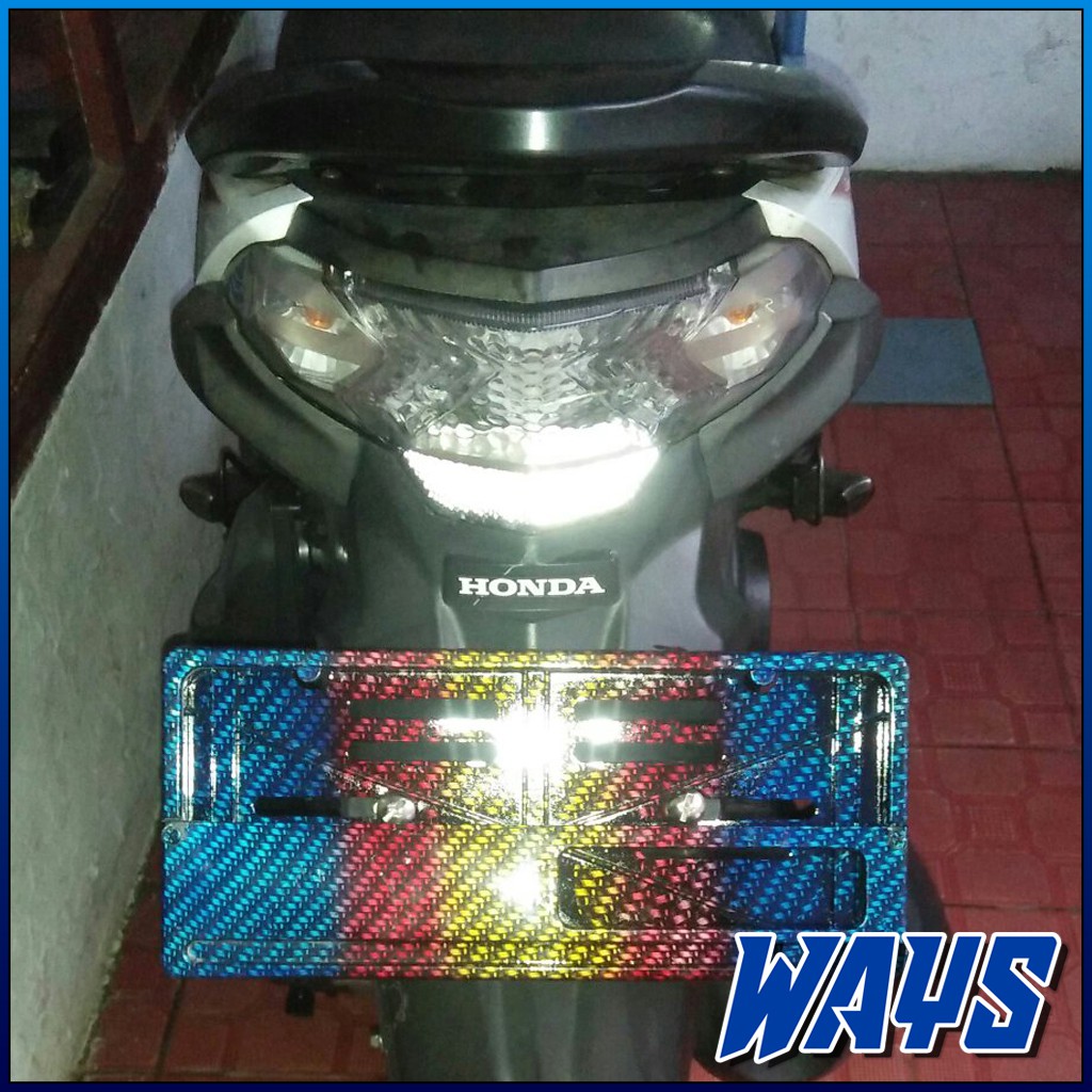 [M003] Stoplamp Kaca Mika Lampu Rem Stop Sein Bening Transparan Honda Beat 2014