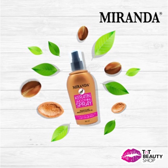 Miranda Keratin Smoothing Spray 50ml - Perawatan Rambut - Vitamin Rambut-4
