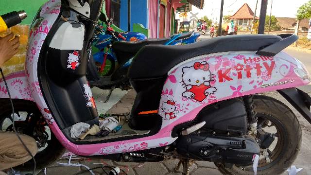 Decal Scoopy Fi New Full Body Motif Hello Kitty Shopee Indonesia