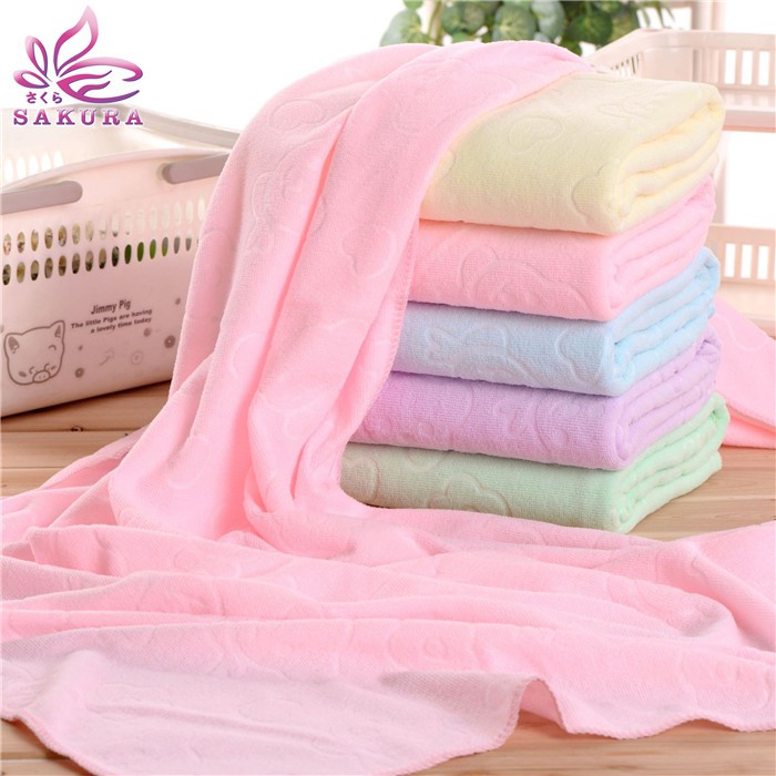 gantungan Handuk Handuk Besar handuk kecil lembut microfiber gantungan Handuk mandi -SOSOYO