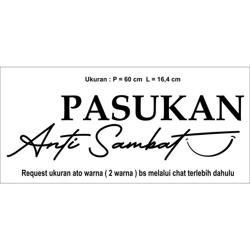 stiker cutting mobil kata-kata motivasi