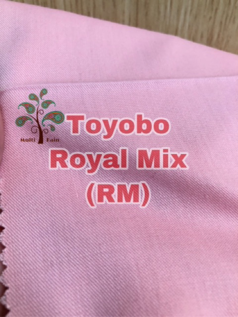 Multi kain katun TOYOBO Royal Mix RM exclusive harga roll an import murah