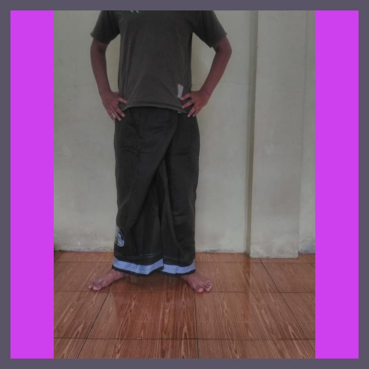 CELANA SARUNG HIJAU ARMY POLOS