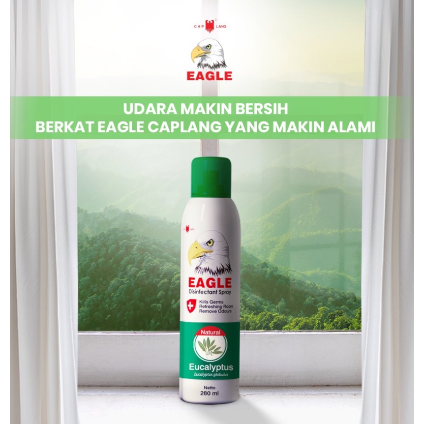 ✨LACIKOSME✨ CAP LANG EAGLE DISINFECTAN SPRAY - NATURAL EUCALYPTUS DISINFECTAN