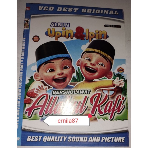 KASET VCD ALBUM UPIN IPIN SHOLAWAT ALLAHUL KAHFI