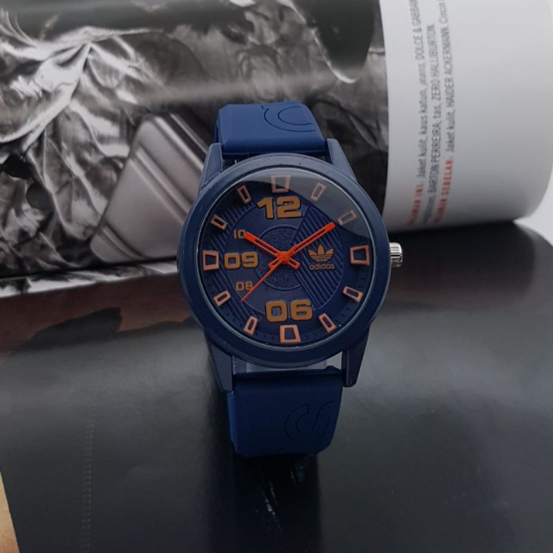 jam tangan wanita NEW Adidas rubber DM3.8cm