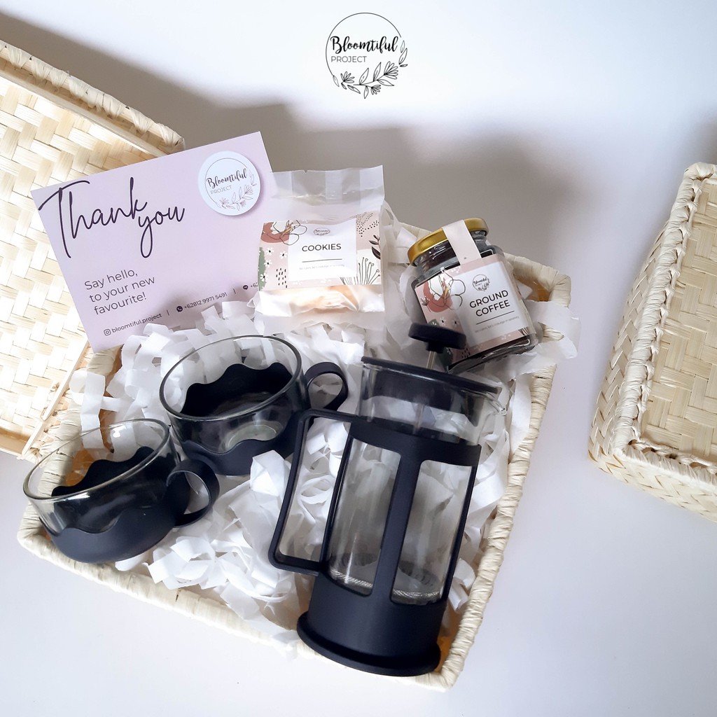 Wedding Hampers - Set Kado pernikahan - Coffee set - Personalized Gift