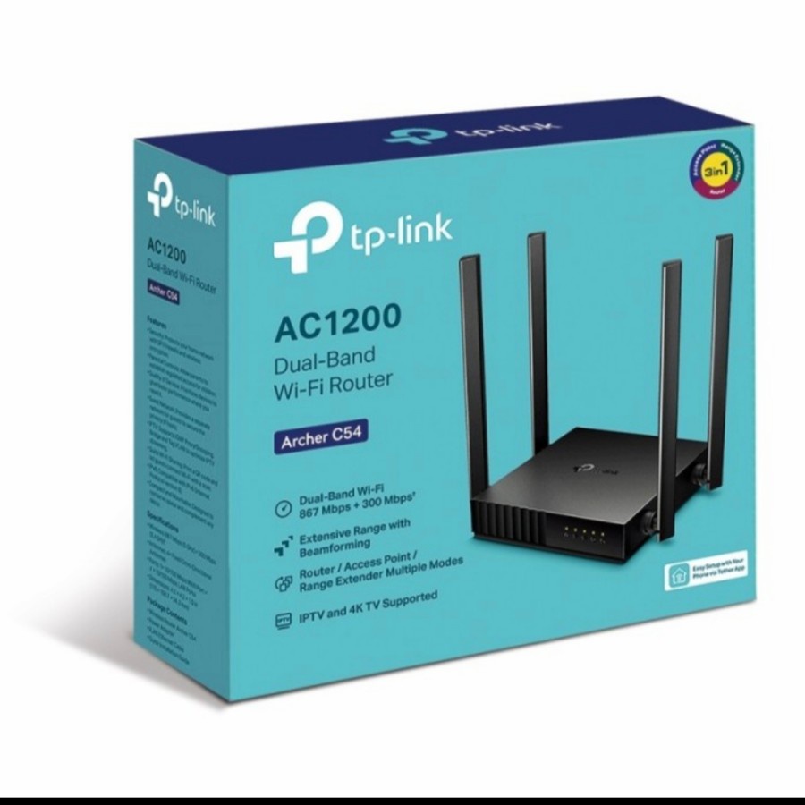 TPLINK Archer C54 AC 1200 Dual Band Wifi Router