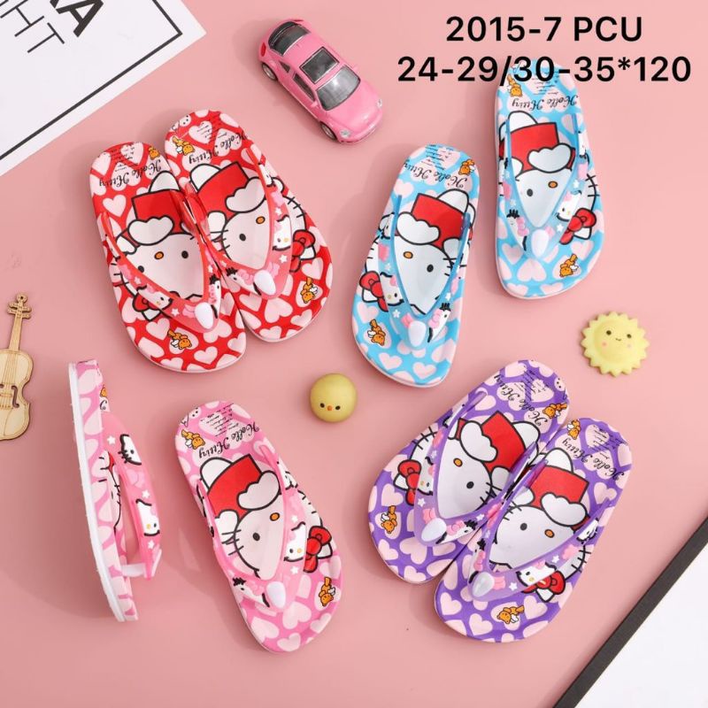 Sandal Anak Perempuan Hello Kitty Sandal Karet Import Anak Perempuan