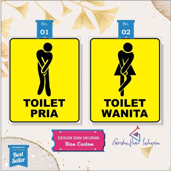 

STIKER TOILET PRIA TOILET WANITA