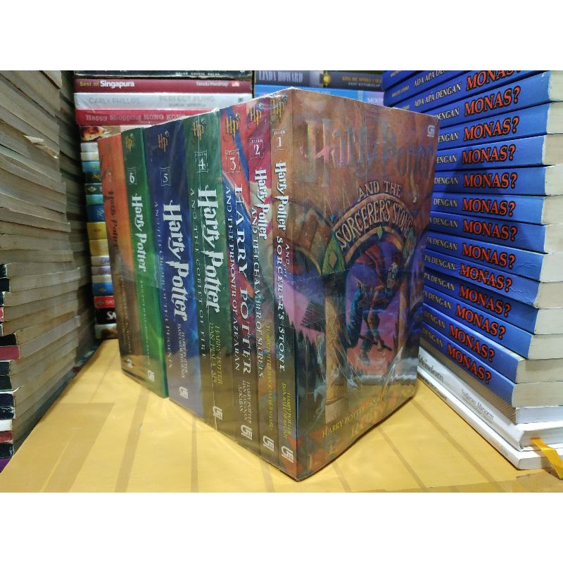 Original novel harry potter j.k. rowling lengkap satu set 1 - 7
