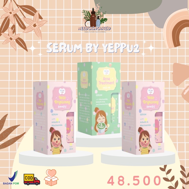 [FREEMASKER] READY NO PO SERUM BRIGHTENING DAN ACNE SKINCARE YEPPU2