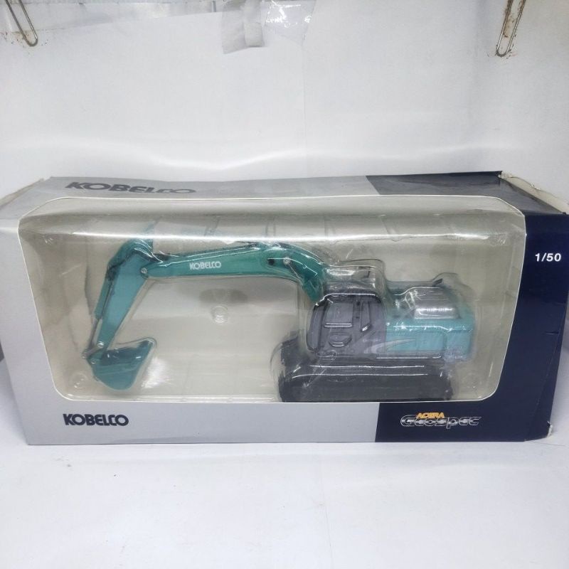 diecast Miniatur alat berat excavator Kobelco sk200 excavator 1:50