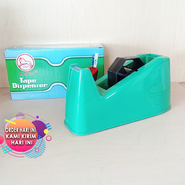 Jual Tape Dispenser Lion No New Inch Tempat Isolasi Solatip Ada Pen Holdernya Indonesia