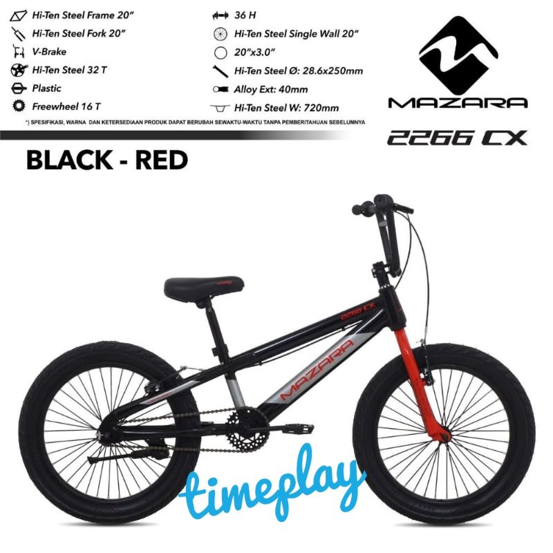 Mazara 2266 cx Bmx 20 inch Ban Jumbo 3.0 by Pacific