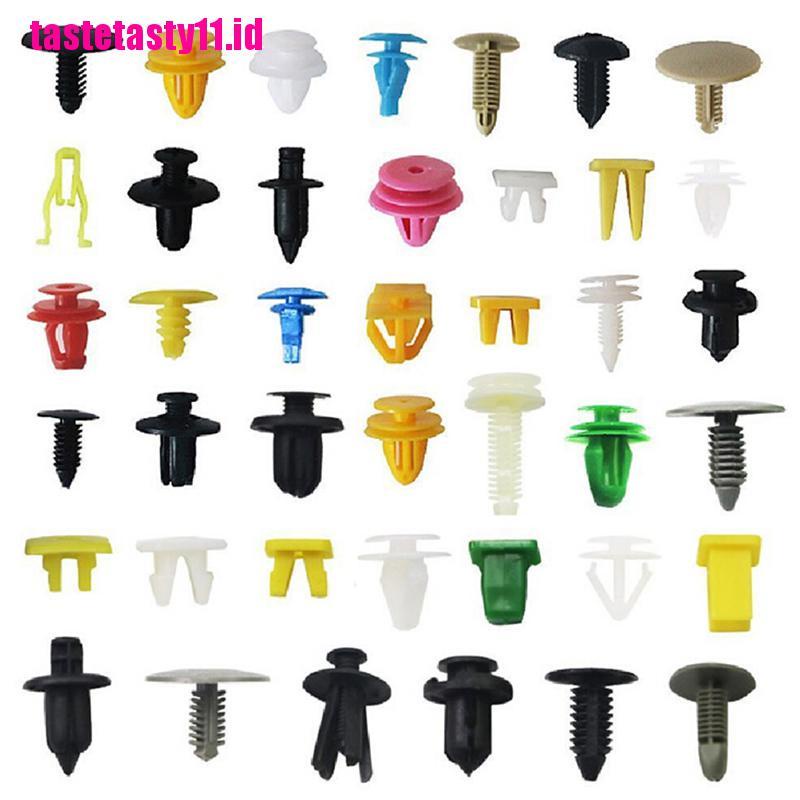 【TTID】500Pcs Mixed Auto Car Fastener Clip Bumper Fender Trim Plastic Rivet Door