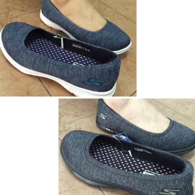Ready# Sepatu Skechers Ballet Go Step Canvas