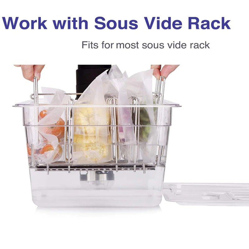 BioloMix Sous Vide Accessories, Container + Cover + Rack 11Litres