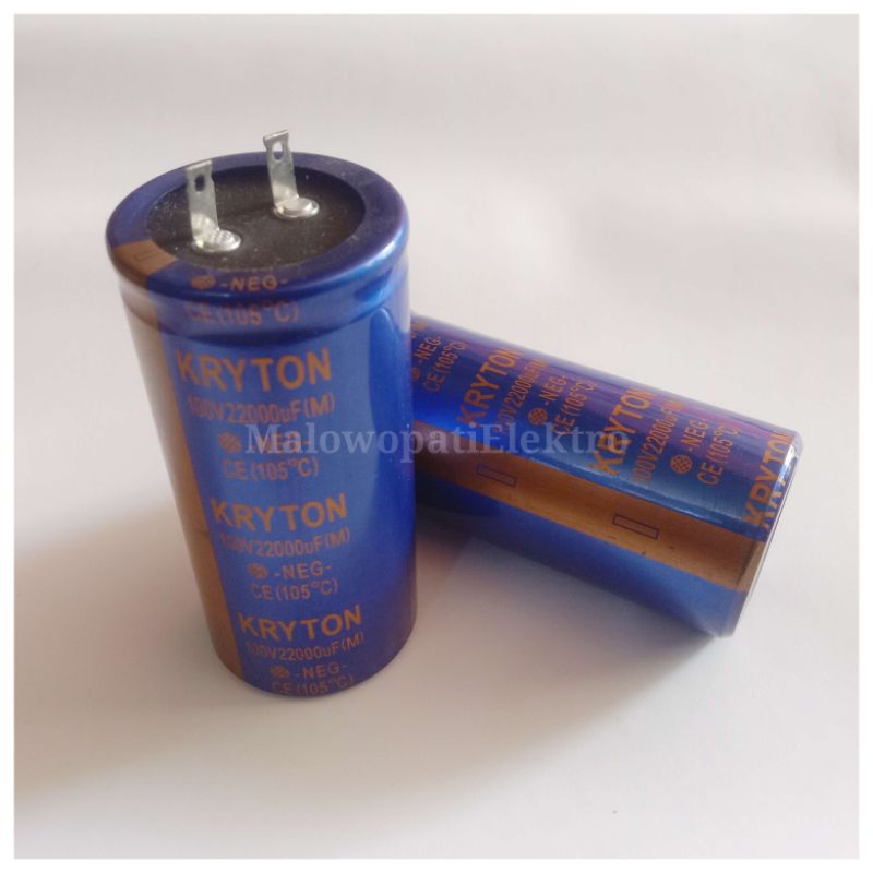 Elco 22000uf 100v KRYTON Original Elko Capacitor