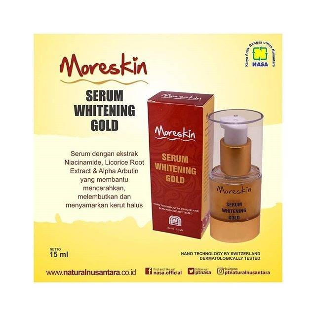 MORESKIN SERUM GOLD / MORESKIN SERUM NASA